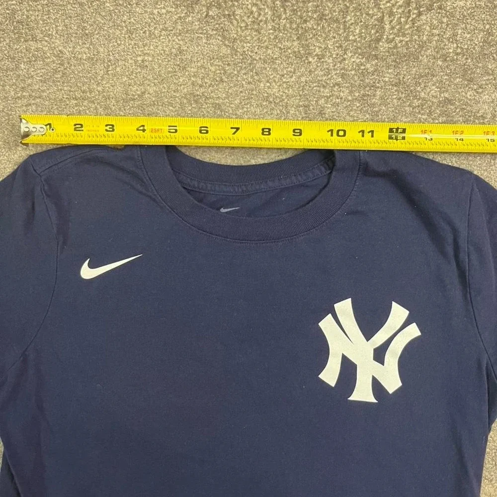 Nike NY Yankees Women's  Tee #11 VOLPE Size S EUC Blokecore Athleisure D1-74
